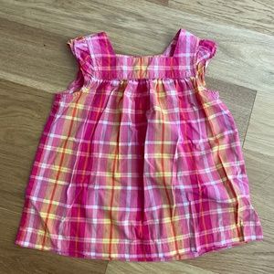 Precious OshKosh Plaid Top